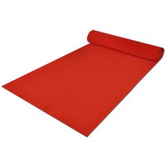 vidaXL Χαλί Κόκκινο 1 x 5 m Πολυεστέρας