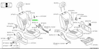 ΛΑΒΗ ΜΟΧΛΟΣ ΡΥΘΜΙΣΗΣ ΠΛΑΤΗΣ   ΚΑΘΙΣΜΑΤΟΣ  NISSAN  MICRA K12     87610BC00A