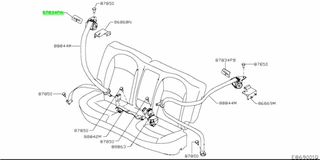 ΕΞΑΡΤΗΜΑ ΖΩΝΗΣ ΚΑΘΙΣΜΑΤΟΣ  NISSAN QASHQAI  J10   87834JD10A