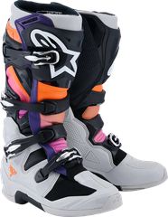 Μπότες Μηχανής Αντρικές Off Road ALPINESTARS  Tech 7 Boots Μαύρο-Πορτοκαλί-Γκρι