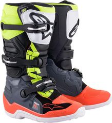 Μπότες Μηχανής Παιδικές Off Road ALPINESTARS  Youth Tech 7S Boots Μαύρο-Πορτοκαλί