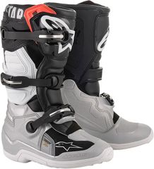 Μπότες Μηχανής Παιδικές Off Road ALPINESTARS Youth Tech 7S Boots Μαύρο-Ασημί