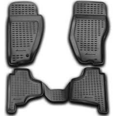 ΠΑΤΑΚΙΑ ΣΕ ΣΚΑΦΗ TPE ΛΑΣΤΙΧΟ ΓΙΑ DODGE NITRO 07/2007+ ΣΕ ΑΝΘΡΑΚΙ ΣΚΟΥΡΟ ΓΚΡΙ ΧΡΩΜΑ NOVLINE - 4 ΤΕΜ.