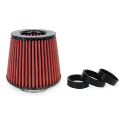 Amio - Φιλτροχοάνη Ελευθέρας AF-CARBON διαμέτρου 55-76mm 160x155x118mm με 3 Αντάπτορες για Βελτίωση Ροής Αέρα και Απόδοσης Κινητήρα - 1 Τεμ. (01713/AM)