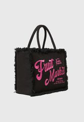 Funky Buddha Τσάντα Παραλίας Fruit Market με Κρόσια και Κέντημα FBL013-124-10-thumb-1