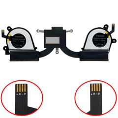 Ανεμιστηράκι Laptop - CPU GPU Cooling Fan and Heatsink για Lenovo Yoga 720-13IKB 80X6 720-13IKB 81C3 720-13IKBR 81C3 5H40N67860 EG50040S1-C990-S9A EG50040S1-CA30-S9A 7CJ00001FK 7CJ00001FP AT1YJ002SS0
