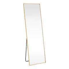 Καθρέπτης Moira pakoworld αλουμίνιο χρυσό 50x28x160εκ