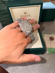 Rolex datejust full diamond 3A-thumb-2