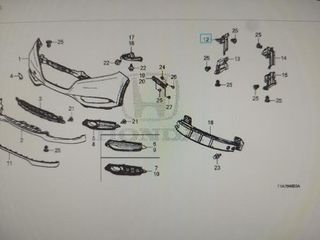 HONDA HR-V -- ΠΟΔΙΑ, ΔΕΞΙΑ ΕΠΡΟΣ ΠΡΟΦΥΛΑΚΤΗΡΑ-thumb-1