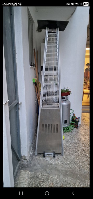 Outdoor gas heater