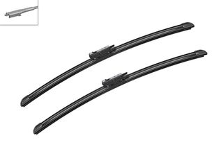 BOSCH Υαλοκαθαριστήρες Εμπρός Σετ Aerotwin 500/500mm για BMW Σειρά 1 E81 E87 2004-2011 / BMW Σειρά 1 Cabrio E88 2008-2013 / BMW Σειρά 1 Coupe E82 2007-2013 / MINI Coupe R58 2011-2026 / MINI Roadster R