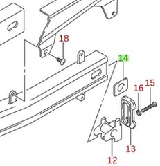 Suzuki DL650/GSX1200/GSX750 , Ροδέλα - Ρυθμιστής αλυσίδας-thumb-2