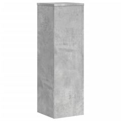 vidaXL Βάσεις Φυτών 2 τεμ. Γκρι Σκυρ. 25x25x80 εκ. Επεξεργασμένο Ξύλο-thumb-6