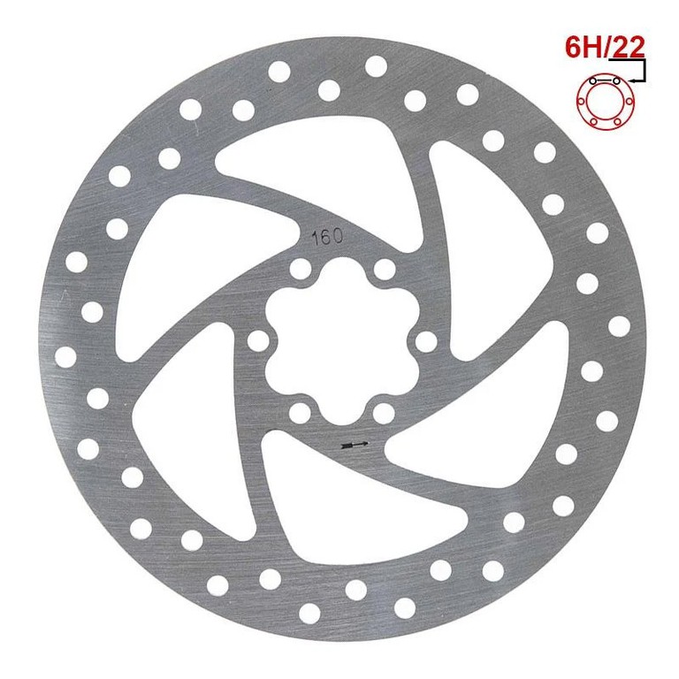 Δισκόπλακα | eWheel | 6 Bolt | 160mm