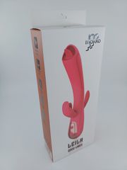 Leila Rabbit Vibrator, Vibrating, Silicone, USB, 22 cm-thumb-8