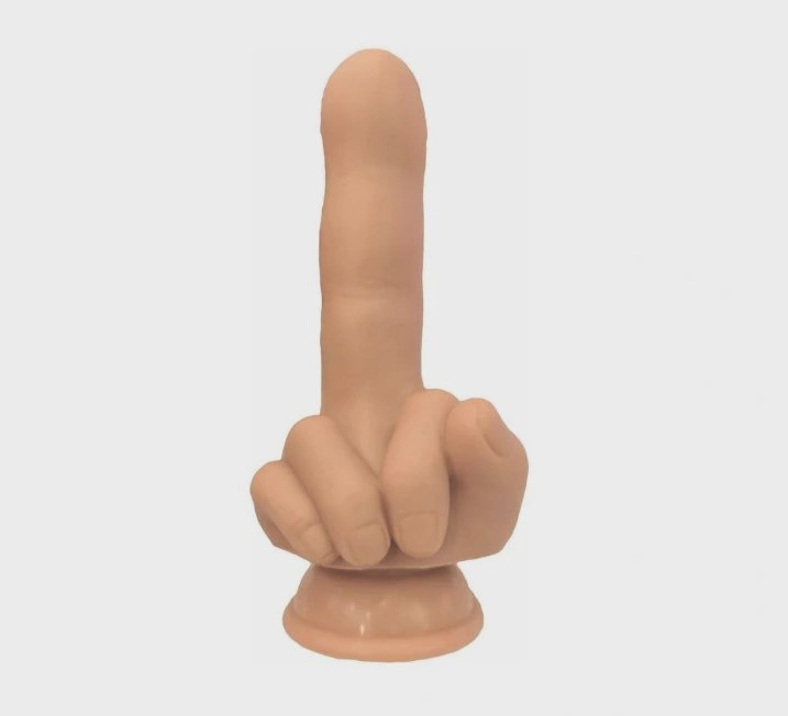 Small-Middle Finger Dildo, Liquid Silicone, Flash, 15.5 cm, Pass