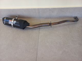 Ανοξείδωτη Ολόσωμη Εξάτμιση Nobi Racing Dualsound για όλα τα παπιά