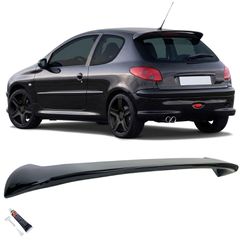 Σπόιλερ / Αεροτομή Peugeot 206 (1999–2009) - Μαύρη Γυαλιστερή (44089SET)