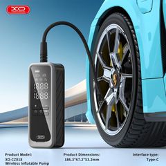 XO CZ018 Smart Φορητή Ασύρματη Αντλία Φουσκώματος 5000 mAh 22 Κυλίνδρων-thumb-2