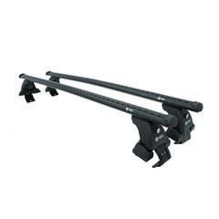 Μπάρες οροφής Turtle Rex μαύρες συμβατές με Peugeot 3008/ e-3008 P64 (Bare Roof)
