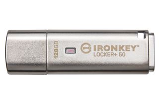Kingston Technology IronKey Locker+ 50 μονάδα USB flash 128 GB USB Τύπου-A 3.2 Gen 1 (3.1 Gen 1)