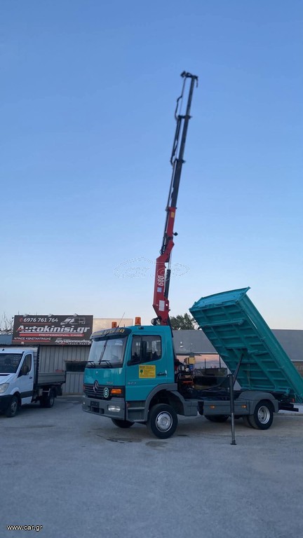 Ανατροπή + Γερανός Mercedes-Benz 2004 ATEGO 923 ΓΕΡΑΝΟΣ 11 ΜΕΤΡΑ ΑΝΑΤΡΟΠΗ