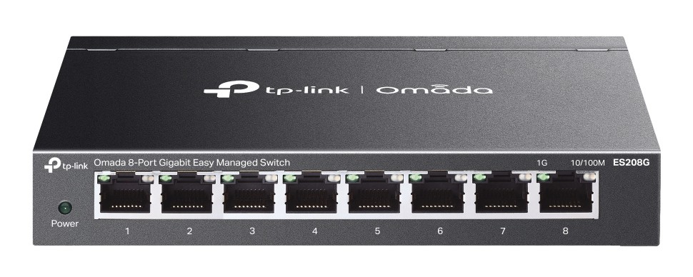 TP-LINK easy managed switch ES208G, 8x Gigabit θύρες, V1.0
