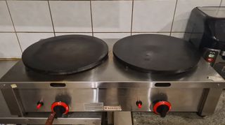 Κρεπιέρα διπλή 40cm υγραερίου