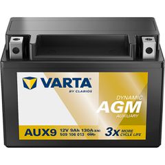 Μπαταρία Αυτοκινήτου VARTA Dynamic AGM Auxiliary AUX9 12V 9Ah 130A (EN)