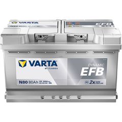 Μπαταρία Αυτοκινήτου VARTA Dynamic EFB N80 12V 80Ah 800A (EN)