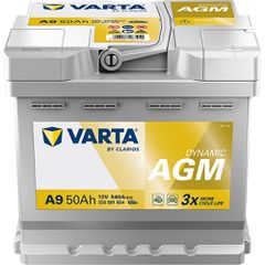 Μπαταρία Αυτοκινήτου VARTA Dynamic AGM A9 12V 50Ah 540A (EN)