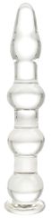 Wave Dildo, Clear, 17.5 cm, Passion Labs, Glass Series collecti