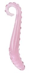 Tentacle Dildo, Premium Glass, Pink, 16 cm, Passion Labs
