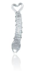 Dildo Hearty, Glass Premium, 20 cm, Passion Labs, Glass Series