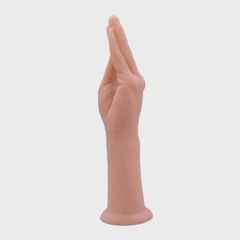 Fisting Dildo with Suction Cup, PVC, Natural, 28.6 cm-thumb-3
