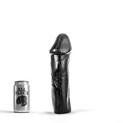 Dildo All Black PVC 28 Cm-thumb-2