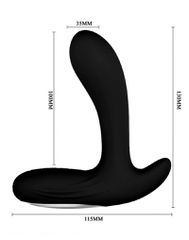 Prostate Stimulator Backie 30 Vibration Modes, Silicone, USB-thumb-1