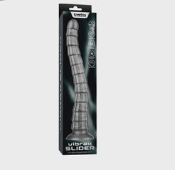 King Sized 10 Vibrating Modes, PVC, USB, Silver, 37 cm-thumb-5