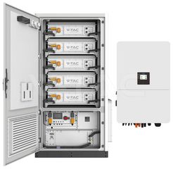 V-TAC 80kW Ινβέρτερ DEYE + 233kWh Σύστημα Αποθήκευσης Ενέργειας BSS (Liquid Cooling) OLITER IP65 12341