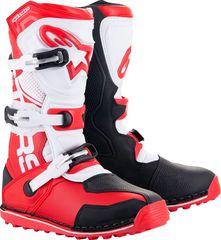 Μπότες Μηχανής Αντρικές Off Road ALPINESTARS  Tech-T Boots Κόκκινες-Άσπρες