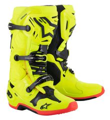 Μπότες Μηχανής Αντρικές Off Road ALPINESTARS  Tech 10 Boots Κίτρινες-Μαύρες