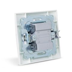 Entac 107 Arnold Recessed wall intermediate switch White-thumb-2