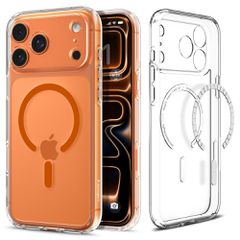 Θήκη Spigen Ultra Hybrid Magsafe για iPhone Apple 17 Pro Max Διάφανο-Πορτοκαλί