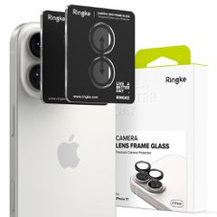 Προστασία Κάμερας με Πλαίσιο Ringke για Apple iPhone 17 Μαύρο 2 Τεμαχίων