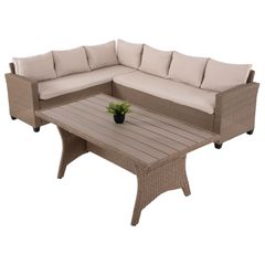 ΣΕΤ ΣΑΛΟΝΙ ΓΩΝΙΑ & ΤΡΑΠΕΖΙ CARSON HM6078.02 ΜΟΚΑ ΣΥΝΘ.RATTAN-ΜΑΞΙΛΑΡΙΑ
