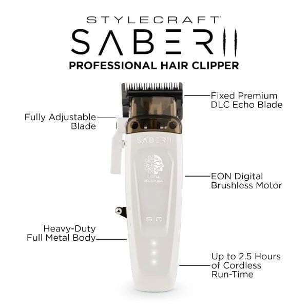 STYLECRAFT SABER CLIPPER 2.0 WHITE