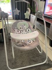 Cangaroo ηλεκτρικό  relax μωρού κούνια Rhea με μουσική mint για παιδί έως 9 κιλά