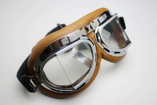 Γυαλιά μοτοσυκλέτας ρετρό vintage Rally Retro Goggles Occhiali Viglioso RT763 clear