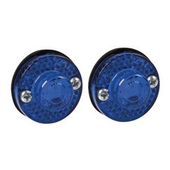 Lampa Φώτα Ογκου Φορτηγού 24V 1 Led 2τεμ Μπλε B-1