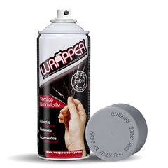 Lampa ΦΙΛΜ ΣΕ ΣΠΡΕΥ WRAPPER RAL COLOURS ΓΚΡΙ ΑΣΗΜΙ 400ml – 1 ΤΕΜ.